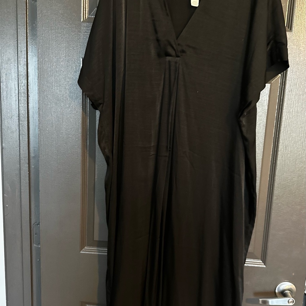 H&M Black V-Neck Maxi Dress